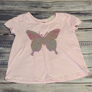 Between Stripped Butterfly shirt, size 7/8